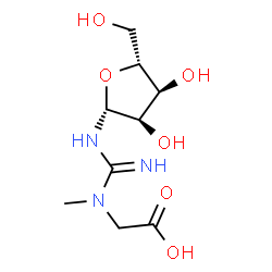 ChemSpider 2D Image | Î²-D-Ribofuranosylcreatine | C9H17N3O6