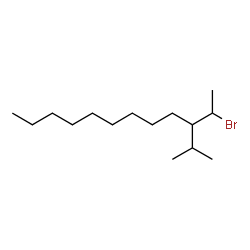 ChemSpider 2D Image | 2-Bromo-3-isopropyldodecane | C15H31Br