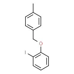 ChemSpider 2D Image | 1-Iodo-2-[(4-methylbenzyl)oxy]benzene | C14H13IO