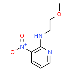 ChemSpider 2D Image | N-(2-Methoxyethyl)-3-nitro-2-pyridinamine | C8H11N3O3