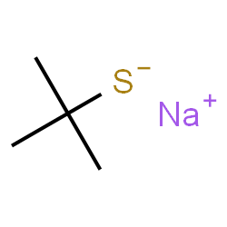 ChemSpider 2D Image | Sodium 2-methyl-2-propanethiolate | C4H9NaS
