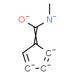 ChemSpider 2D Image | 2,4-Cyclopentadiene-2,3,4-triid-1-ylidene(methylazanidyl)methanolate | C7H4NO