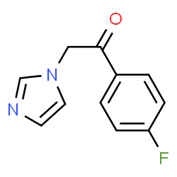 ChemSpider 2D Image | 1-(4-Fluorophenyl)-2-(1H-imidazol-1-yl)ethanone | C11H9FN2O