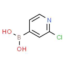 ChemSpider 2D Image | 2-Chloropyridine-4-boronic acid | C5H5BClNO2