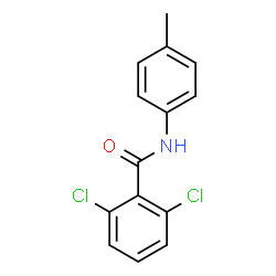 ChemSpider 2D Image | 2,6-Dichloro-N-(4-methylphenyl)benzamide | C14H11Cl2NO