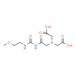 ChemSpider 2D Image | 10-(Carboxymethyl)-6,8-dioxo-2-oxa-5,7,10-triazadodecan-12-oic acid | C10H17N3O7