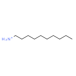 ChemSpider 2D Image | 1-Decanaminium | C10H24N