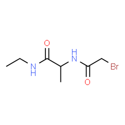 ChemSpider 2D Image | N~2~-(Bromoacetyl)-N-ethylalaninamide | C7H13BrN2O2