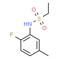 ChemSpider 2D Image | N-(2-Fluoro-5-methylphenyl)ethanesulfonamide | C9H12FNO2S