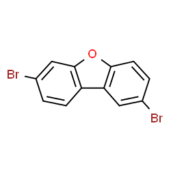 ChemSpider 2D Image | 2,7-DIBROMODIBENZOFURAN | C12H6Br2O