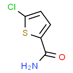 ChemSpider 2D Image | 5-Chloro-2-thiophenecarboxamide | C5H4ClNOS
