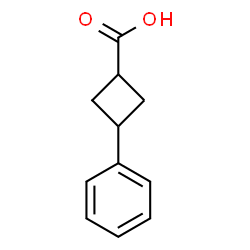 ChemSpider 2D Image | 3-Phenylcyclobutanecarboxylic acid | C11H12O2
