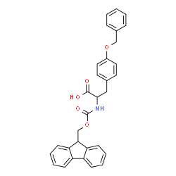 ChemSpider 2D Image | O-Benzyl-N-[(9H-fluoren-9-ylmethoxy)carbonyl]tyrosine | C31H27NO5