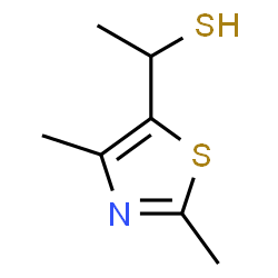ChemSpider 2D Image | 1-(2,4-Dimethyl-1,3-thiazol-5-yl)ethanethiol | C7H11NS2