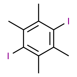 ChemSpider 2D Image | 1,4-DIIODO-2,3,5,6-TETRAMETHYLBENZENE | C10H12I2