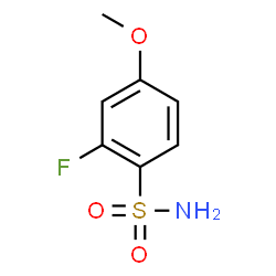 ChemSpider 2D Image | 2-Fluoro-4-methoxybenzenesulfonamide | C7H8FNO3S