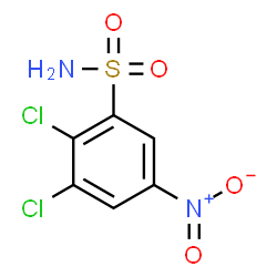 ChemSpider 2D Image | 2,3-Dichloro-5-nitrobenzenesulfonamide | C6H4Cl2N2O4S