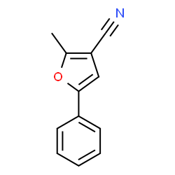 ChemSpider 2D Image | 2-Methyl-5-phenyl-3-furonitrile | C12H9NO