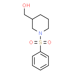 ChemSpider 2D Image | (1-(phenylsulfonyl)piperidin-3-yl)methanol | C12H17NO3S