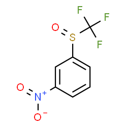 ChemSpider 2D Image | 1-Nitro-3-[(trifluoromethyl)sulfinyl]benzene | C7H4F3NO3S