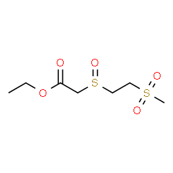 ChemSpider 2D Image | Ethyl {[2-(methylsulfonyl)ethyl]sulfinyl}acetate | C7H14O5S2