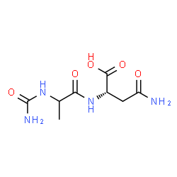 ChemSpider 2D Image | N-Carbamoylalanyl-L-asparagine | C8H14N4O5