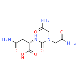 ChemSpider 2D Image | N~2~-[Bis(2-amino-2-oxoethyl)carbamoyl]-L-asparagine | C9H15N5O6
