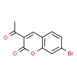 ChemSpider 2D Image | 3-Acetyl-7-bromochromen-2-one | C11H7BrO3