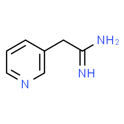 ChemSpider 2D Image | 2-(3-Pyridinyl)ethanimidamide | C7H9N3