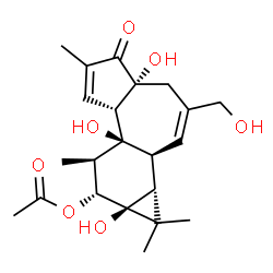 ChemSpider 2D Image | PHORBOL 12-MONOACETATE | C22H30O7