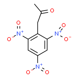 ChemSpider 2D Image | 1-(2,4,6-Trinitrophenyl)acetone | C9H7N3O7