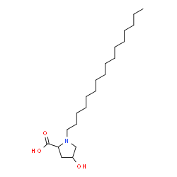 ChemSpider 2D Image | 1-Hexadecyl-4-hydroxyproline | C21H41NO3