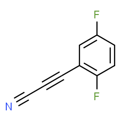 ChemSpider 2D Image | 3-(2,5-Difluorophenyl)-2-propynenitrile | C9H3F2N