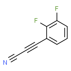ChemSpider 2D Image | 3-(2,3-Difluorophenyl)-2-propynenitrile | C9H3F2N