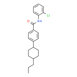 ChemSpider 2D Image | N-(2-Chlorophenyl)-4-(4-propylcyclohexyl)benzamide | C22H26ClNO