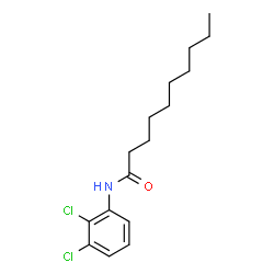ChemSpider 2D Image | N-(2,3-Dichlorophenyl)decanamide | C16H23Cl2NO