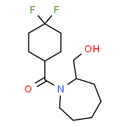 ChemSpider 2D Image | (4,4-Difluorocyclohexyl)[2-(hydroxymethyl)-1-azepanyl]methanone | C14H23F2NO2