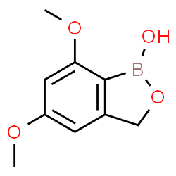 ChemSpider 2D Image | 5,7-Dimethoxy-2,1-benzoxaborol-1(3H)-ol | C9H11BO4