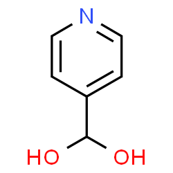 ChemSpider 2D Image | 4-Pyridinylmethanediol | C6H7NO2