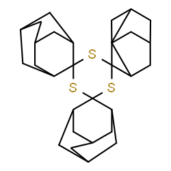 ChemSpider 2D Image | Trispiro[tricyclo[3.3.1.1~3,7~]decane-2,2'-[1,3,5]trithiane-4',2''-tricyclo[3.3.1.1~3,7~]decane-6',2'''-tricyclo[3.3.1.1~3,7~]decane] | C30H42S3