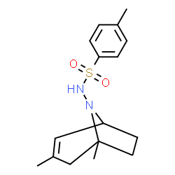 ChemSpider 2D Image | N-(3,5-Dimethyl-8-azabicyclo[3.2.1]oct-2-en-8-yl)-4-methylbenzenesulfonamide | C16H22N2O2S