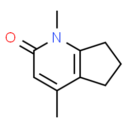 ChemSpider 2D Image | 1,4-Dimethyl-1,5,6,7-tetrahydro-2H-cyclopenta[b]pyridin-2-one | C10H13NO