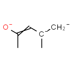 ChemSpider 2D Image | 4-Methyl-2-pentene-4,5-diid-2-olate | C6H9O