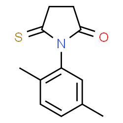ChemSpider 2D Image | 1-(2,5-Dimethylphenyl)-5-thioxo-2-pyrrolidinone | C12H13NOS