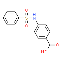 ChemSpider 2D Image | 4-(Phenylsulfonamido)benzoic acid | C13H11NO4S