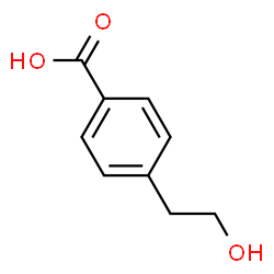 ChemSpider 2D Image | 4-(2-Hydroxyethyl)benzoic acid | C9H10O3
