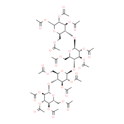 ChemSpider 2D Image | D-Cellotetraose tetradecaacetate | C52H70O35