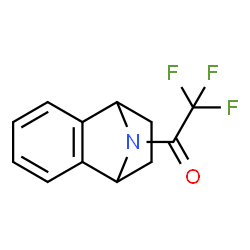 ChemSpider 2D Image | 1-(11-Azatricyclo[6.2.1.0~2,7~]undeca-2,4,6-trien-11-yl)-2,2,2-trifluoroethanone | C12H10F3NO