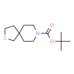 ChemSpider 2D Image | tert-butyl 2-thia-8-azaspiro[4.5]decane-8-carboxylate | C13H23NO2S