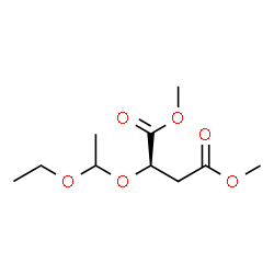 ChemSpider 2D Image | Dimethyl (2R)-2-(1-ethoxyethoxy)succinate | C10H18O6